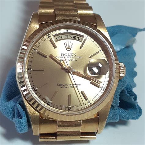 rolex 18k yellow gold model 18238 instagram|rolex watch dial.